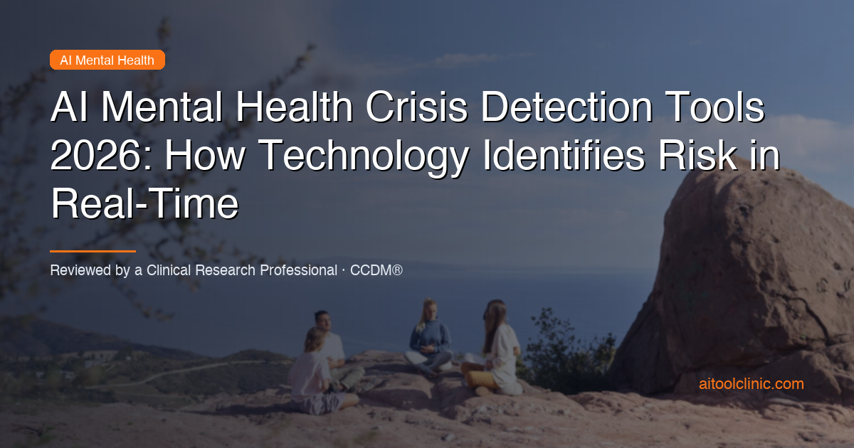 AI Mental Health Crisis Detection Tools 2026: How Technology Identifies Risk in Real-Time