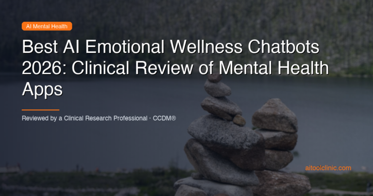 Best AI Emotional Wellness Chatbots 2026