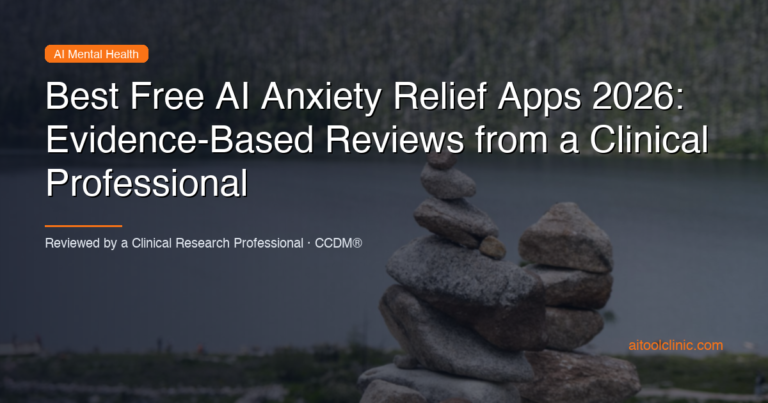 Best Free AI Anxiety Relief Apps 2026
