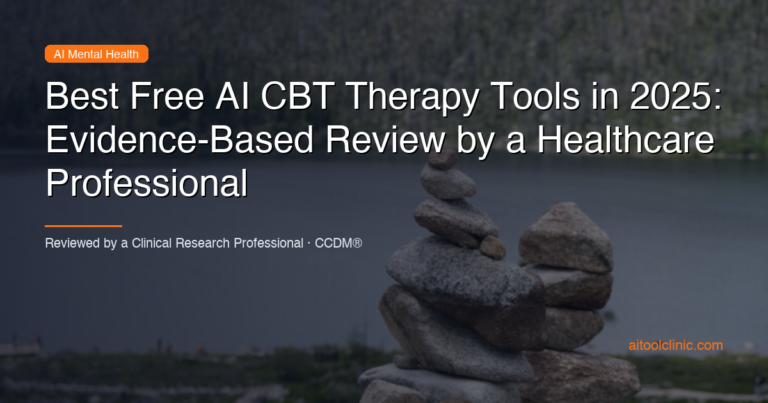 Best Free AI CBT Therapy Tools 2025