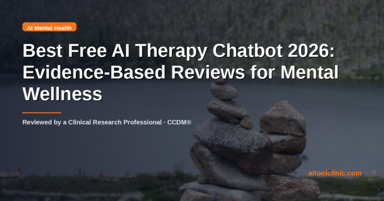 Best Free AI Therapy Chatbot 2026