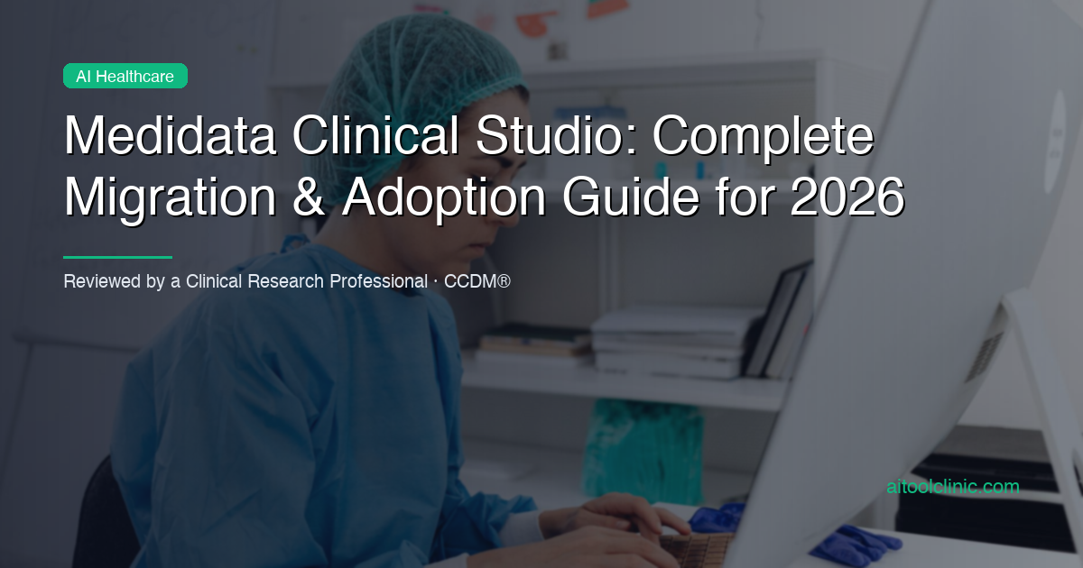 Medidata Clinical Studio: Complete Migration & Adoption Guide for 2026
