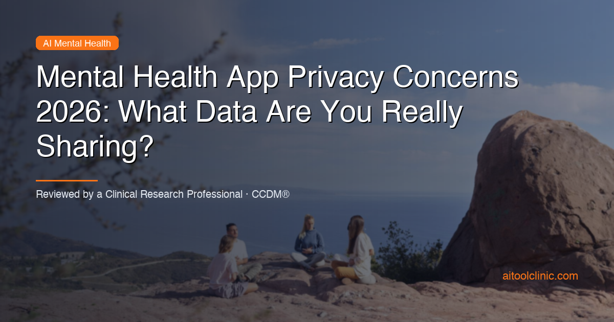 Mental Health App Privacy Concerns 2026: What Data Are You Really Sharing?